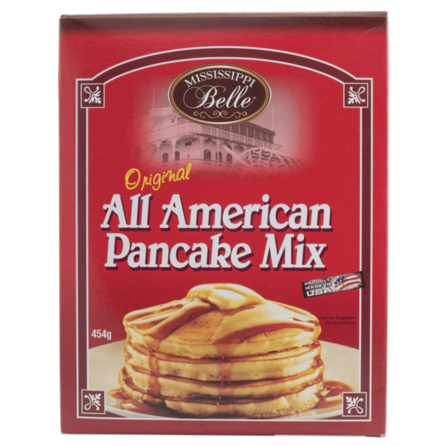Mississippi Belle Miss Belle American Style Pancake Mix 6x454g