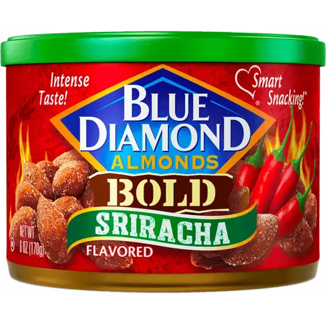 Blue Diamond Blue Diamond Bold Sriracha 12x170g Amandel noten