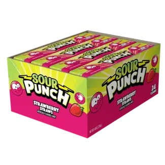 Sour Punch Sour Punch Strawberry Straws 24x57g