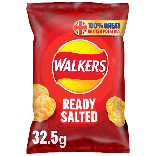 Walkers Crisps Walkers Ready Salted 48x32.5g