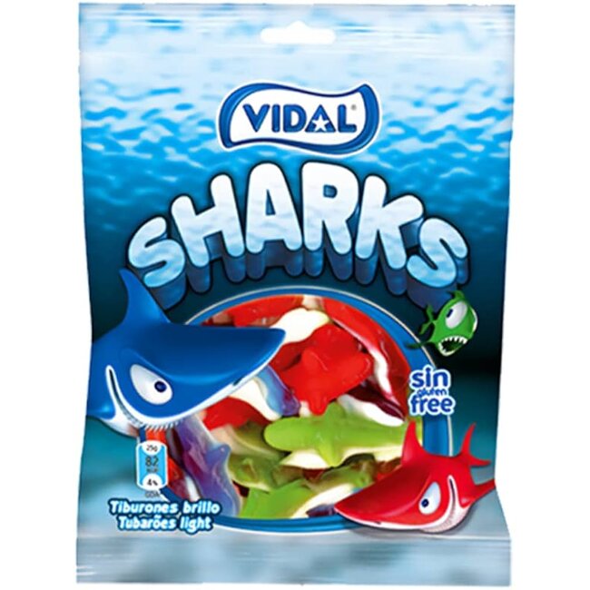 Vidal Vidal Jelly Sharks 14x90g