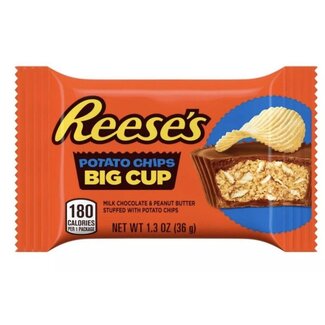 Reese's Reese's Peanut Butter Big Cup Stuffed With Potato Chips 16x36g