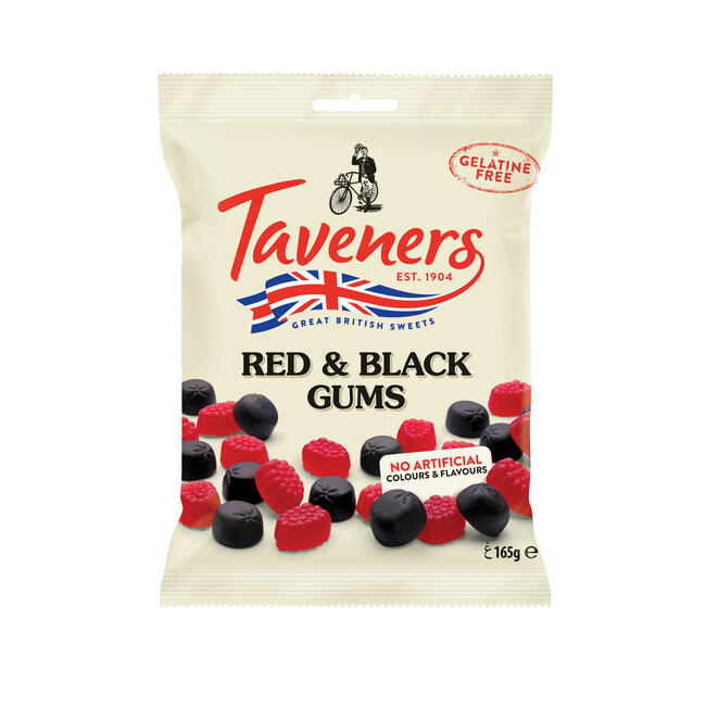 Taveners Taveners Red & Black Gums 12x165g