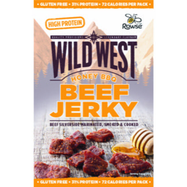Wild West Wild West Honey BBQ Beef Jerky 16x25g