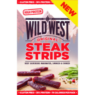 Wild West Wild West Original Steak Strips 16x25g