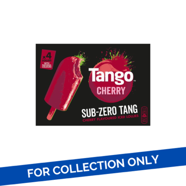 Tango Tango Cherry Sub Zero Lollies 4pk 12x280ml