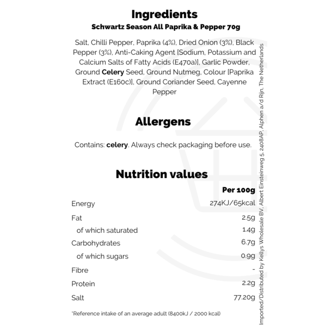 Schwartz Season All 6x70g