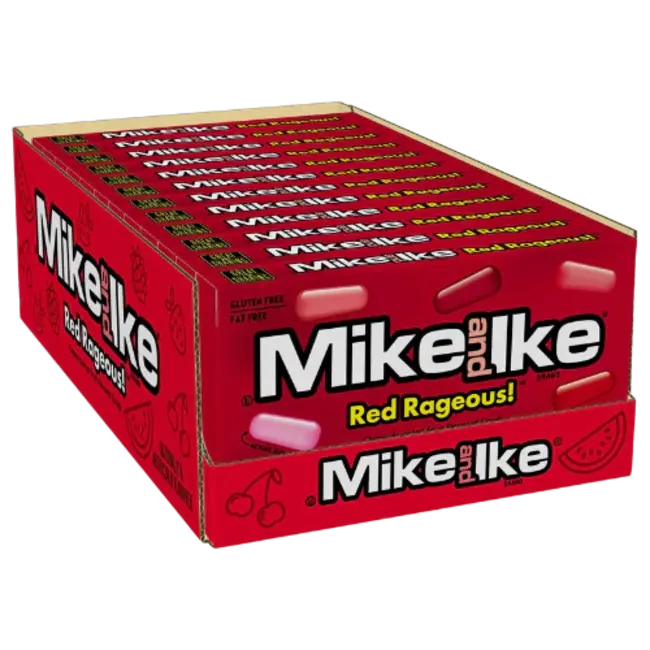 Mike & Ike Mike & Ike Red Rageous Theatre Box 12x120g