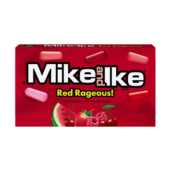 Mike & Ike Red Rageous Theatre Box 12x120g