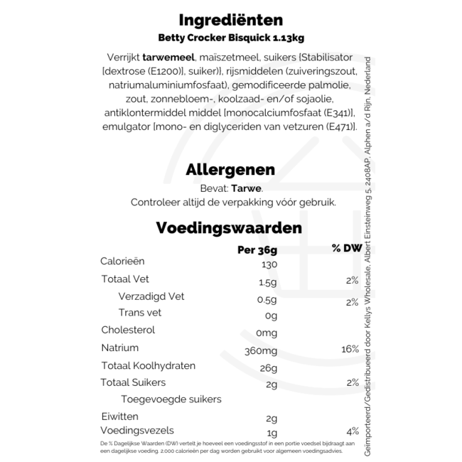 Betty Crocker Bisquick 10x1.13kg