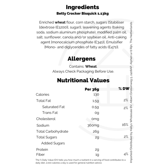 Betty Crocker Bisquick 10x1.13kg