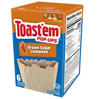 Toast'em Toast'em Pop-Ups Frosted Brown Sugar Cinnamon 12x288g