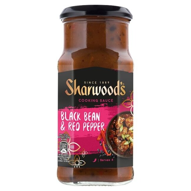 Sharwood's Sharwood's Black Bean & Red Pepper Sauce 6x425g