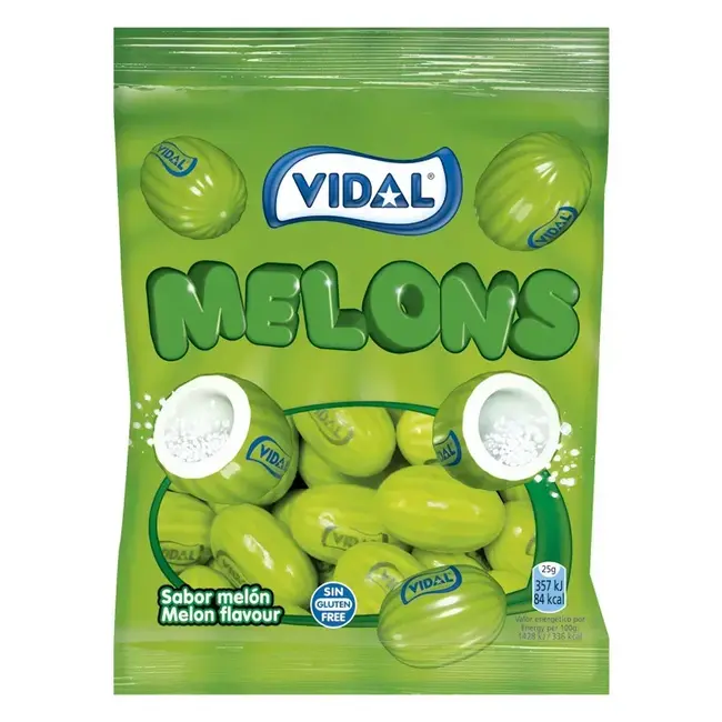 Vidal Vidal Melon Flavour Sweets 14x90g