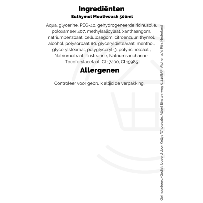 Euthymol Mouthwash 6x500ml