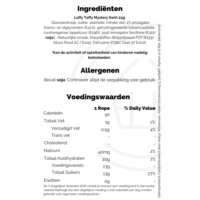 Laffy Taffy Mystery Swirl 24x22g