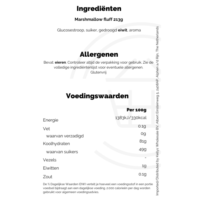Fluff Marshmallow Spread 12x213g