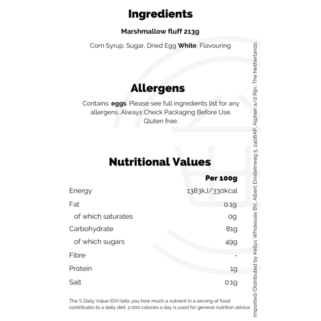 Fluff Marshmallow Spread 12x213g