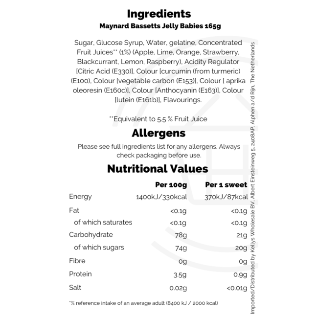 Maynards Jelly Babies 10x130g