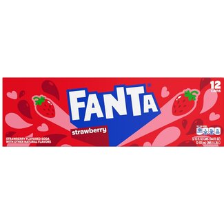 Fanta Fanta Strawberry 12x355ml THT:  08-07-2024