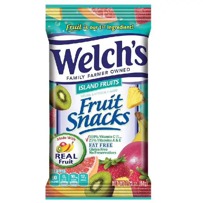 Welch's WELCH’S  Fruit Snacks Island Fruits 48x64g THT: 05-07-2024