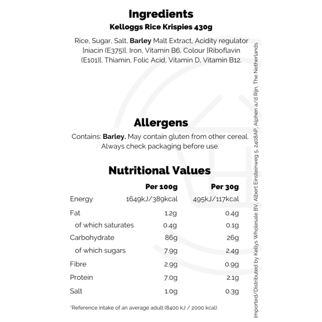 Kellogg's Rice Krispies 14x430g