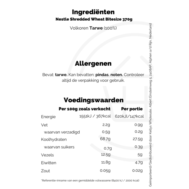 Nestle Shredded Wheat Bitesize 7x370g