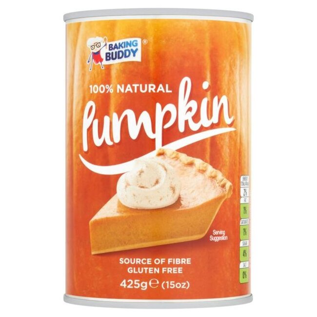 Baking Buddy 100% Natural Pumpkin Puree Tin 12x425g