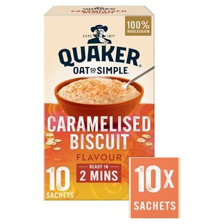 Quaker Quaker Oat So Simple Caramelised Biscuit 6x10x33.4g