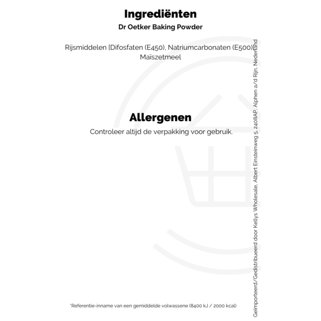Dr Oetker Baking Powder 4x170g