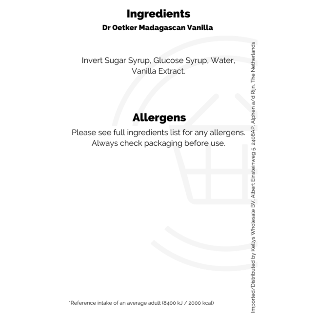 Dr Oetker Madagascan Vanilla Extract 6x35ml