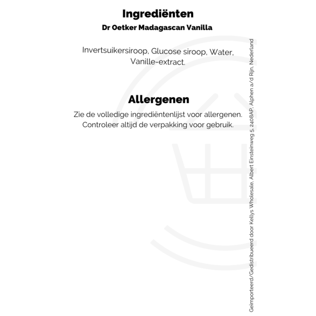 Dr Oetker Madagascan Vanilla Extract 6x35ml