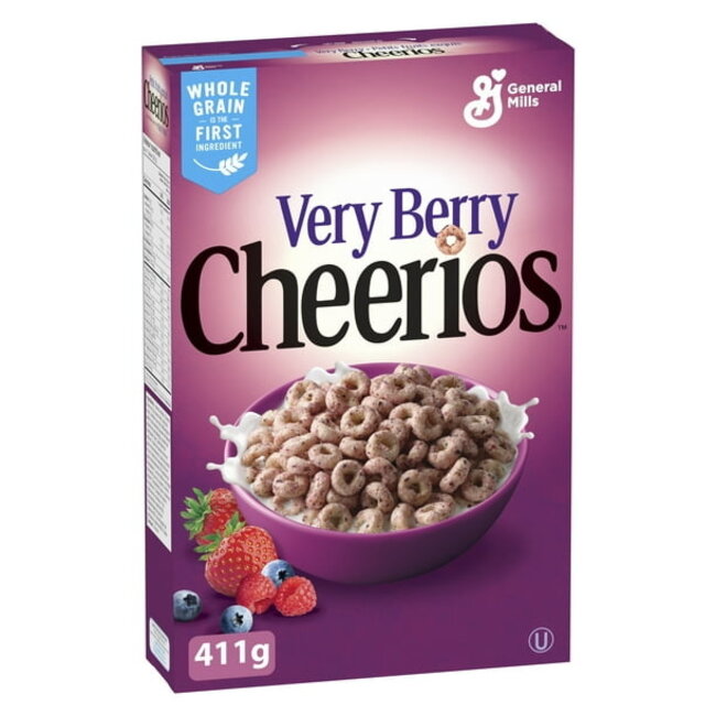 General Mills General Mills Cheerios Very Berry 8x411g