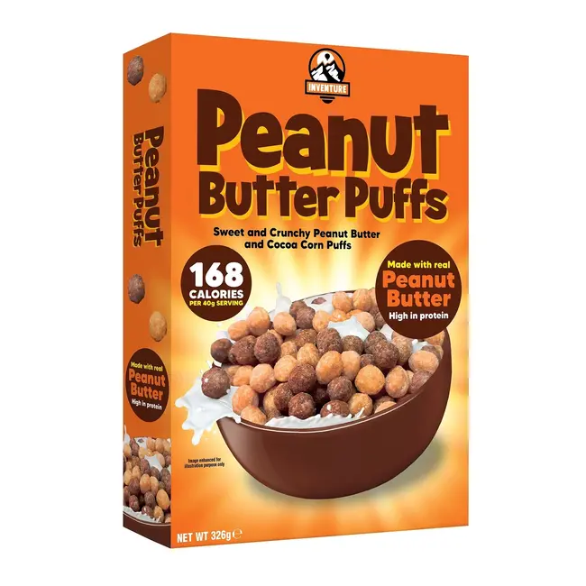 Inventure Peanut Butter Puffs 14x326g
