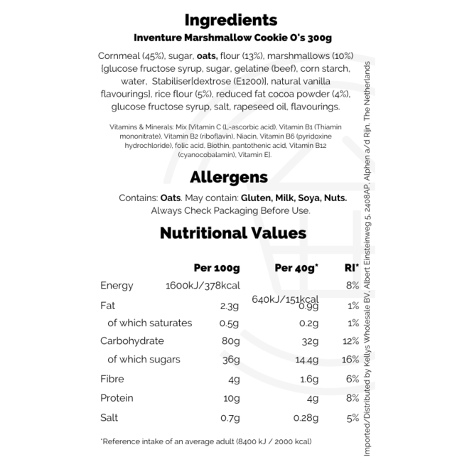 Inventure Marshmallow Cookie O's 14x300g