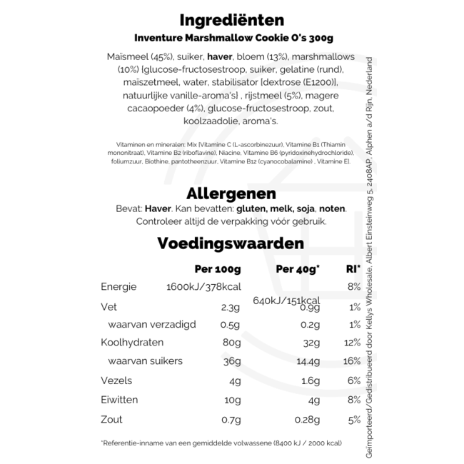 Inventure Marshmallow Cookie O's 14x300g