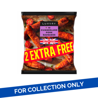 Iceland Iceland Luxury 10 Cumberland Pork Sausages 20x600g