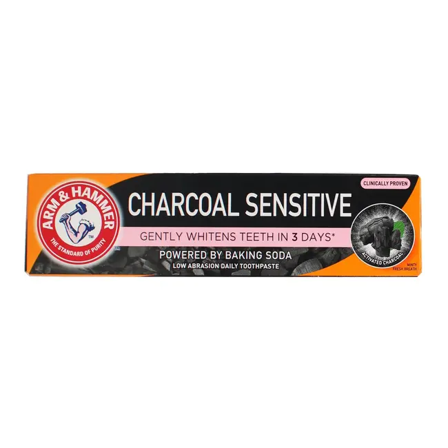 Arm & Hammer Tooth Paste Charcoal Sensitive 12x75g