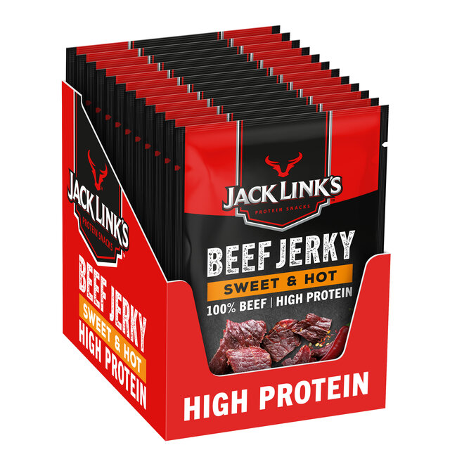 Jack Link's Beef Jerky Sweet & Hot 12x25g