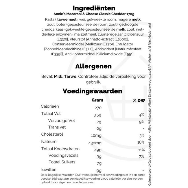 Annies Mac & Cheese 12x170g