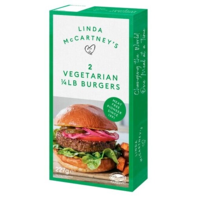 Linda McCartney 2 Quarter Pounder Burgers 9x227g