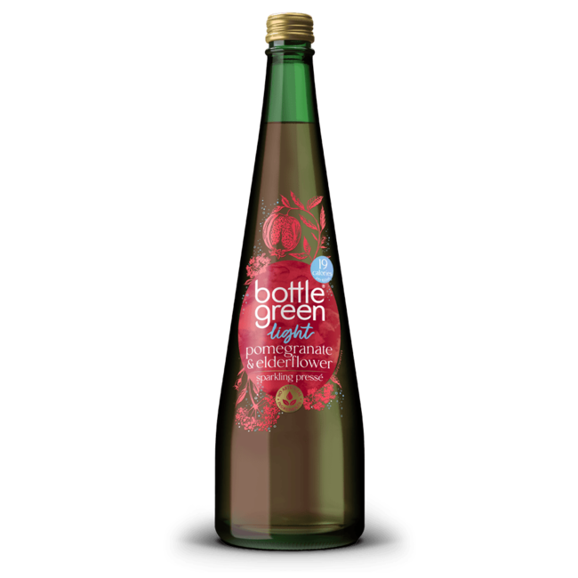 Bottle Green Light Pomegranate & Elderflower Pressé 6x750ml