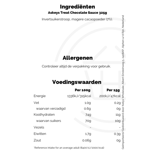 Treat Chocolate Sauce 6x325g
