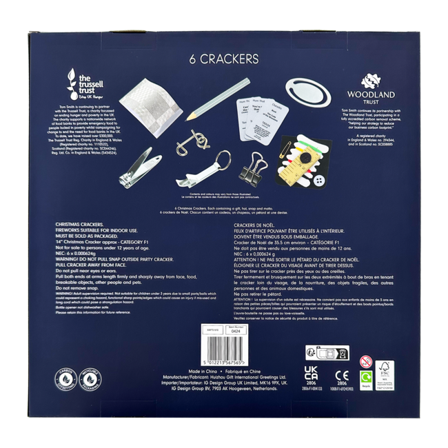 Tom Smith Festive Gathering Christmas Crackers 6x(6x14'')
