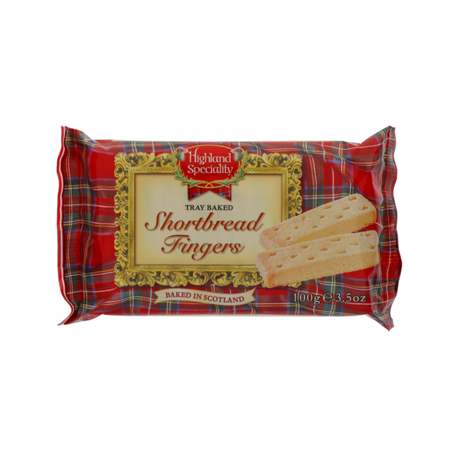 Highland Specialty Highland Specialty Tray Baked Shortbread Fingers 24x100g