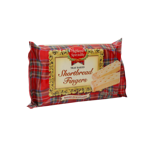 Highland Specialty Tray Baked Shortbread Fingers 24x100g