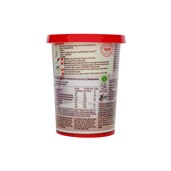 Betty Crocker Vanilla Icing 6x400g