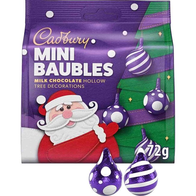 Cadbury Cadbury Mini Baubles Tree Decoration 6x72g