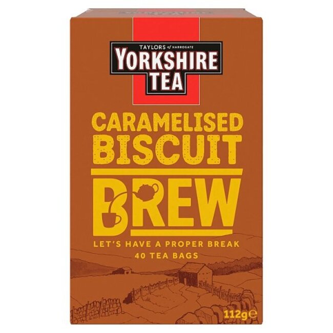 Taylors Taylors Caramelised Biscuit Brew Tea Bags 4x40s