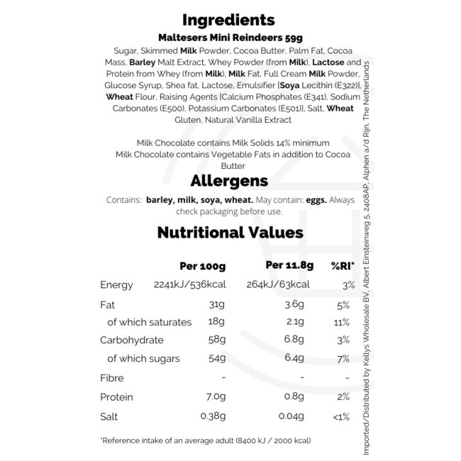 Malteser Mini Reindeer  24x59g